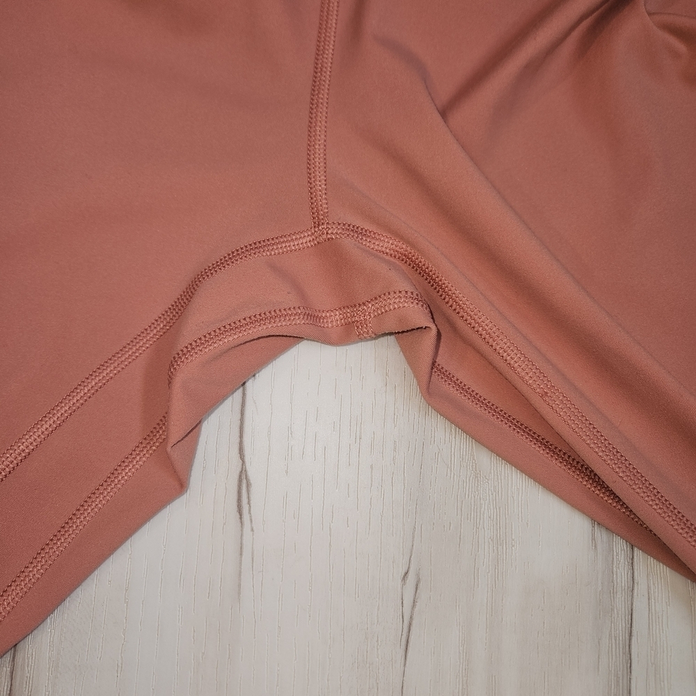 Savvi Sskin Apricot Seamless High Rise Leggings 25” Inseam Athletic Size Medium - Picture 6 of 10